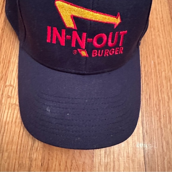 In-n-Out Burger Blue Embroidered Proflex Hat Cap Baseball M/L Medium Large Adult - Picture 4 of 7